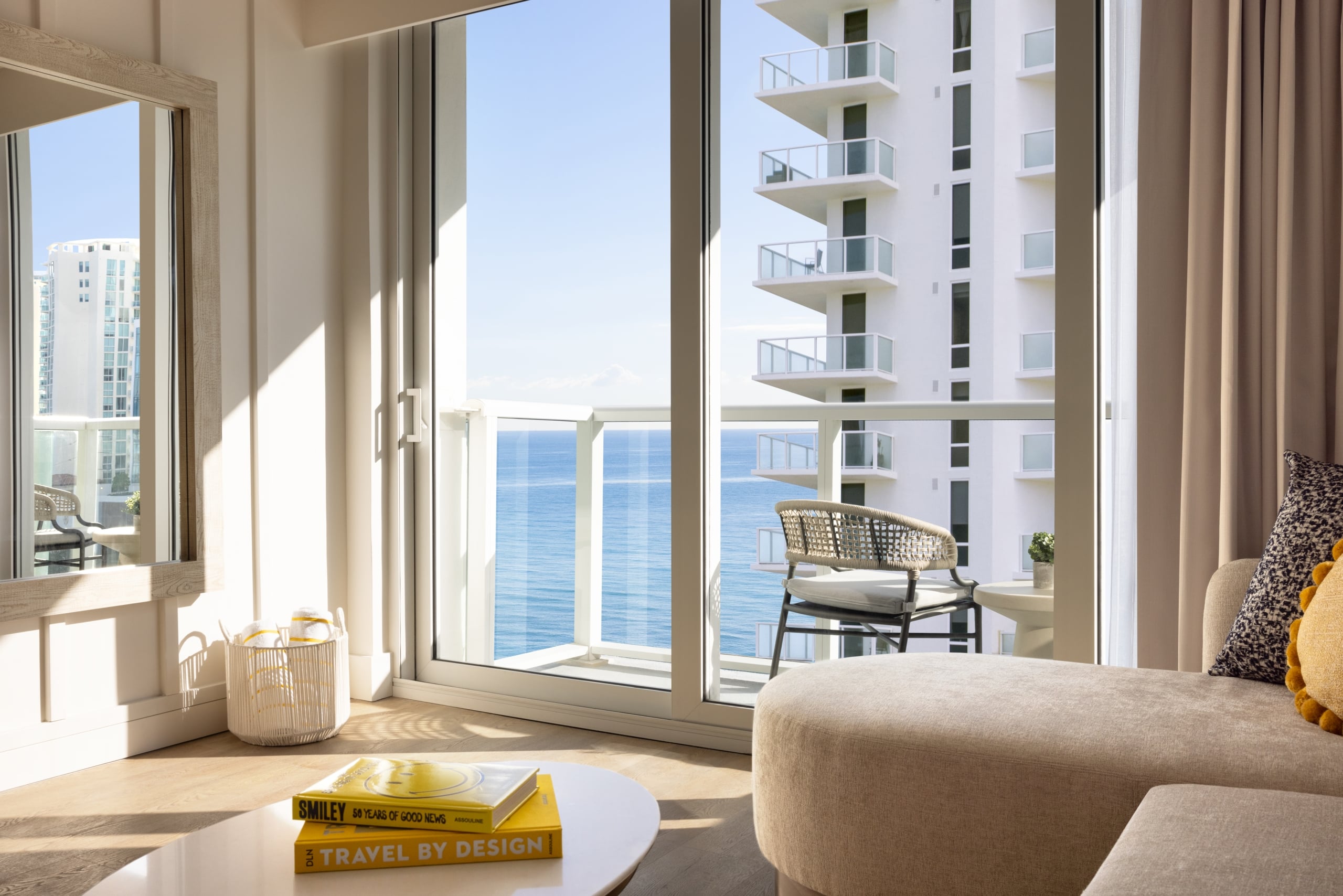 Balcony view of the Ocean view king room