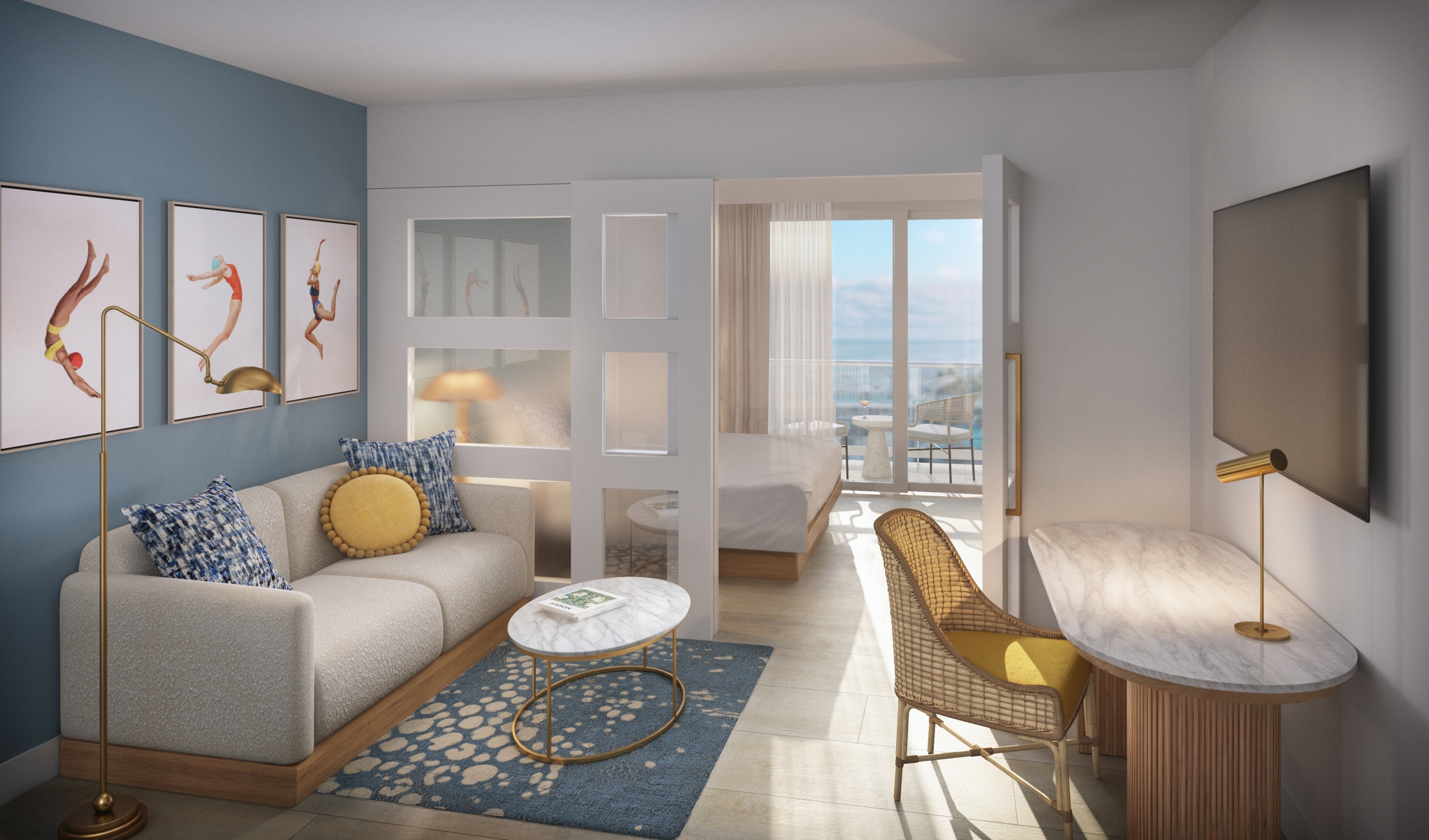 Ocean View King Junior Suite with Balcony at The Sunny