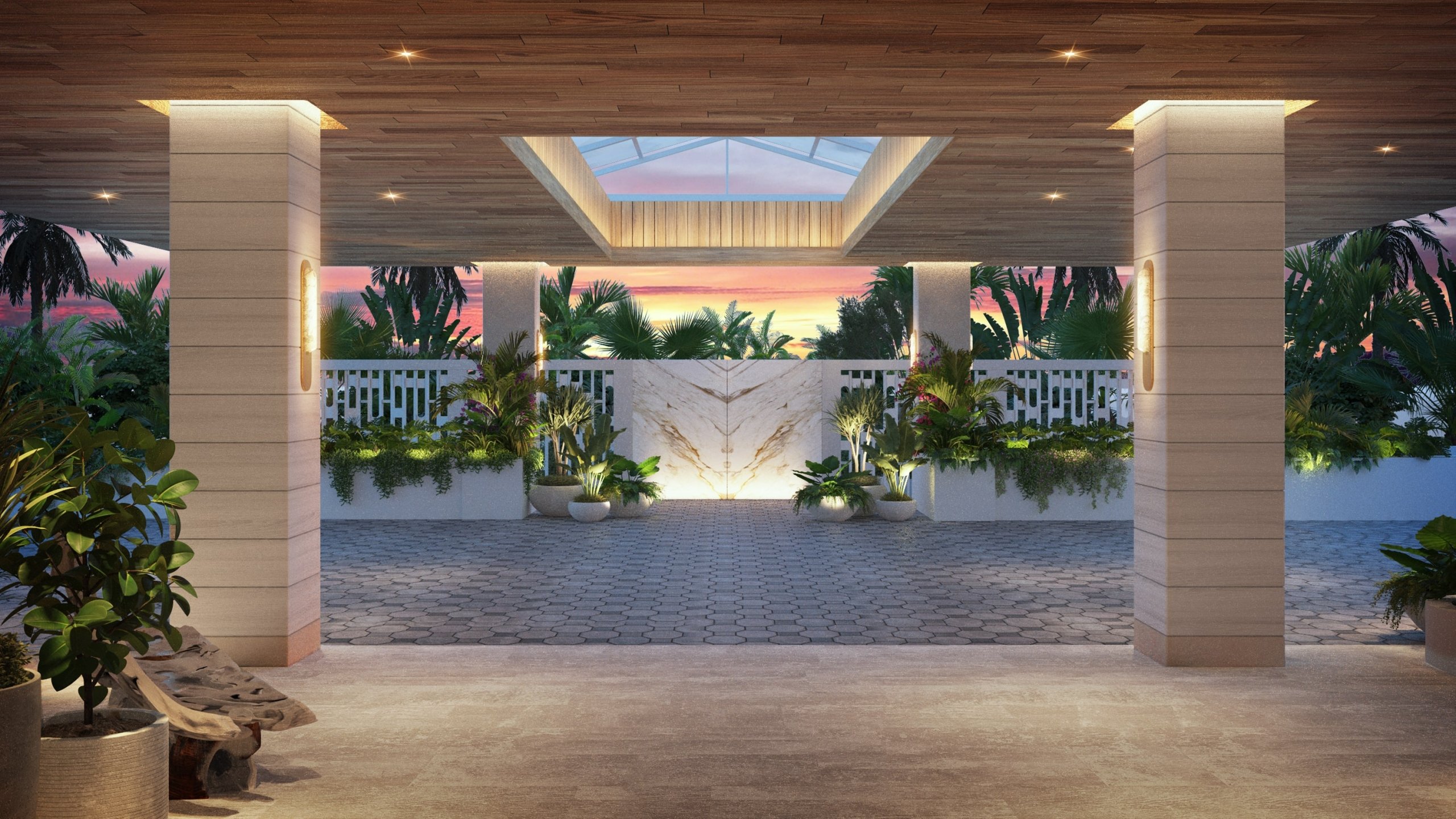 Sunny Entrance