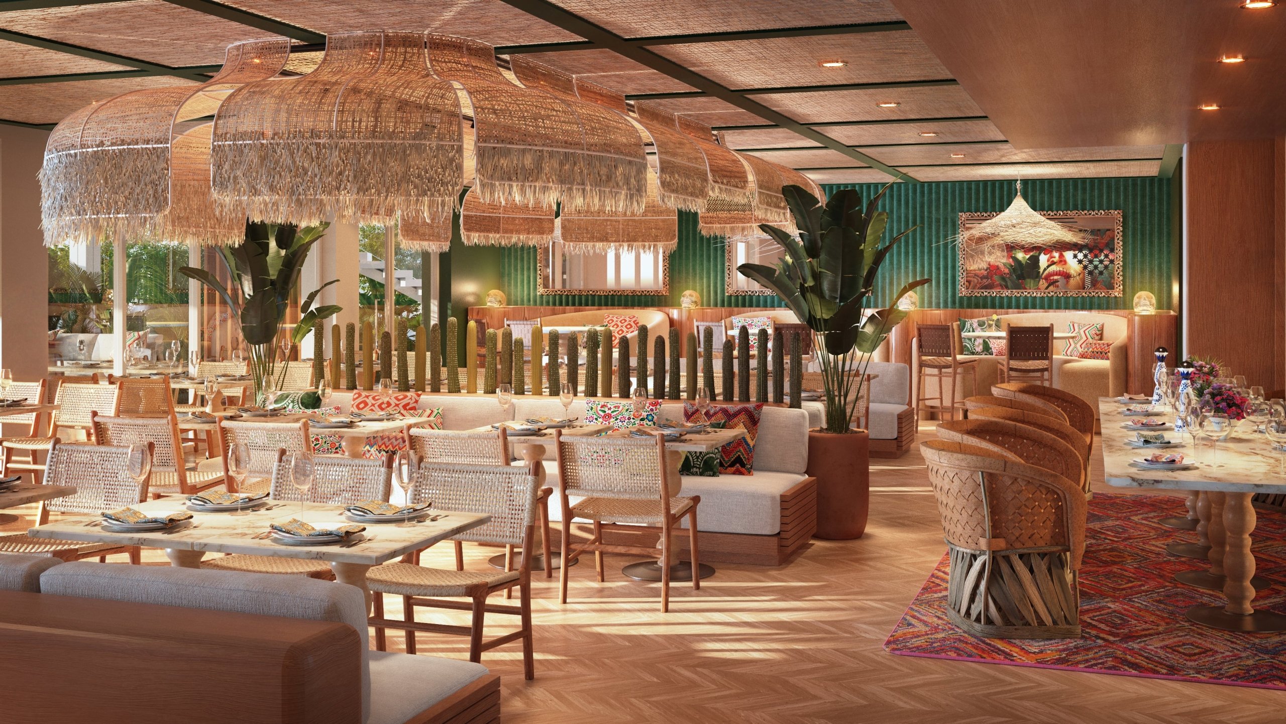 ¡VIVA! Mexican restaurant seating