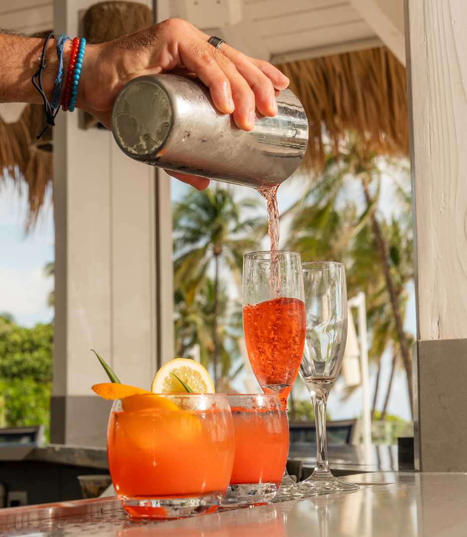 Mixology in the beach