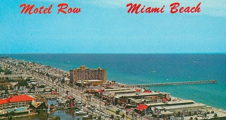 Motel Row from Miami Beach