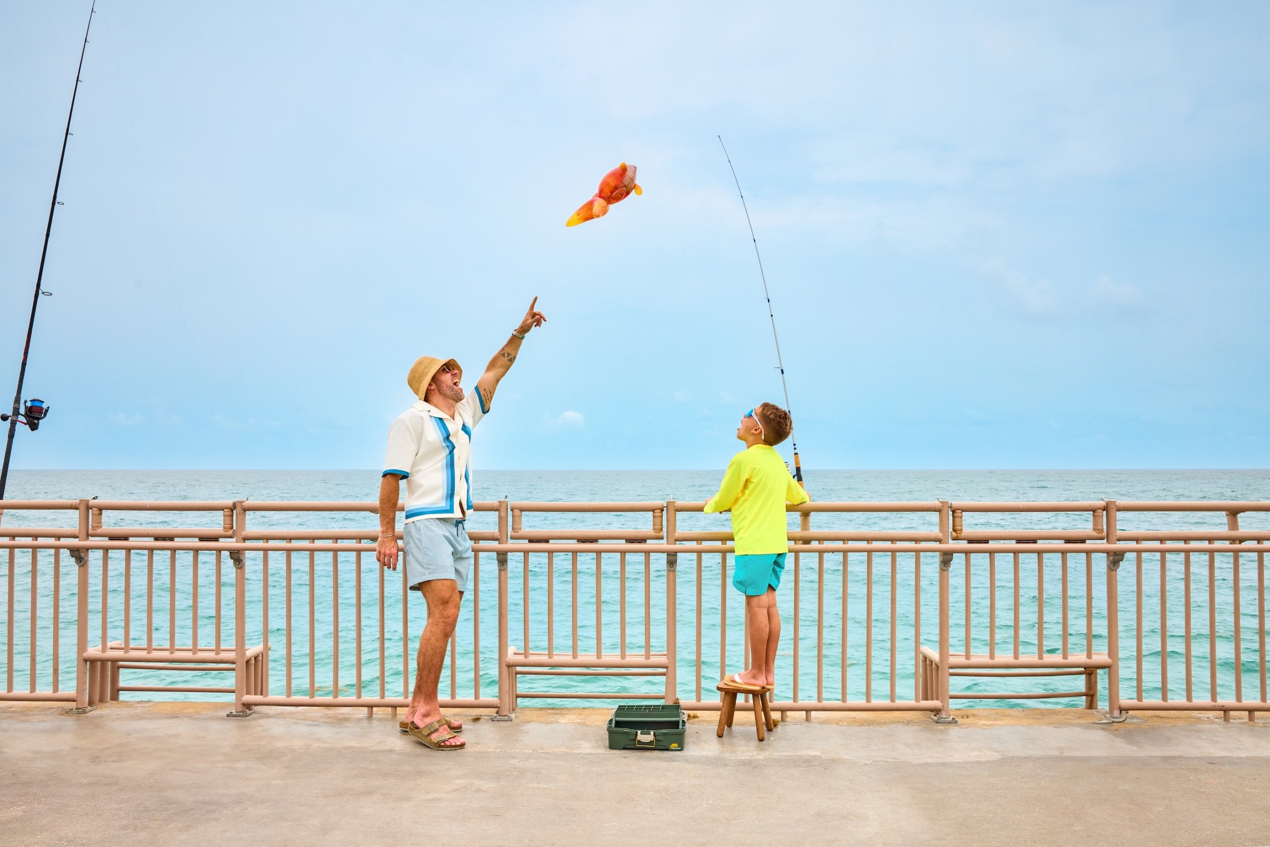 Fishing on the Sunny Isles Fishing Pier