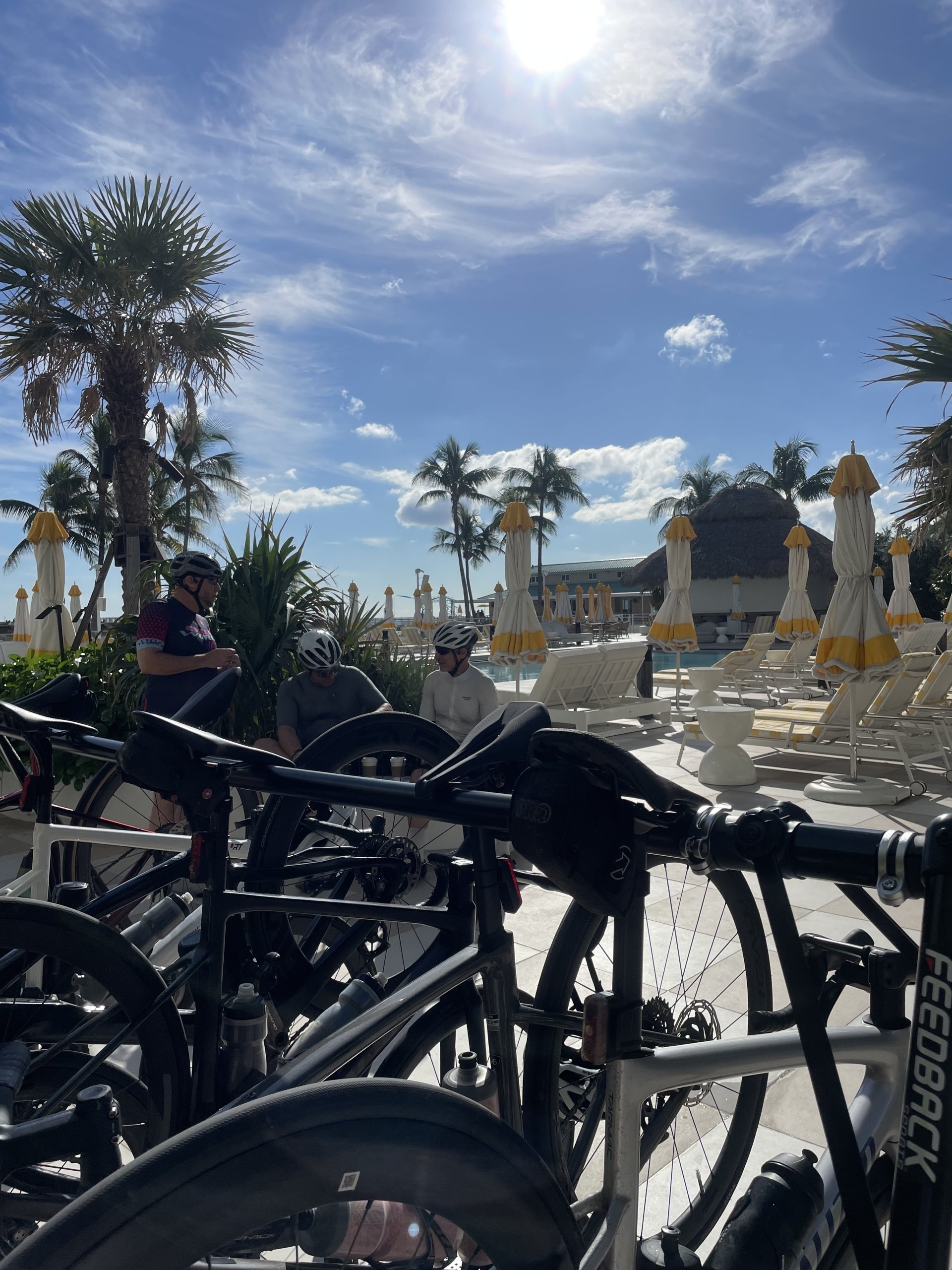 Join REIS Cycling and Sunny Athletics for a Saturday social ride from Coconut Grove to Dania Beach, cruising at a friendly 20–22 mph, no-drop pace. We’ll swing by The Sunny Hotel for a mid-ride reset before rolling back to the Grove—good miles, good company, all welcome under the sun.