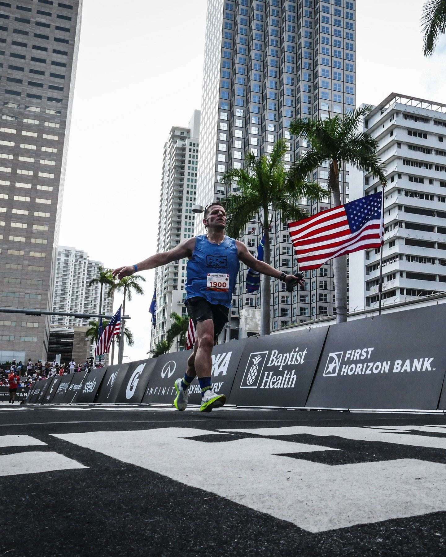Sergio Maldonado Running Miami Marathon The Sunny Athletics
